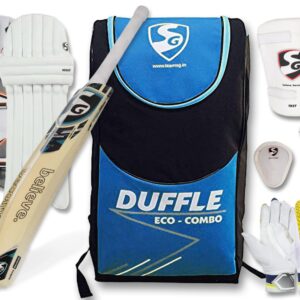 sg eco duffle kashmir willow full cricket kit