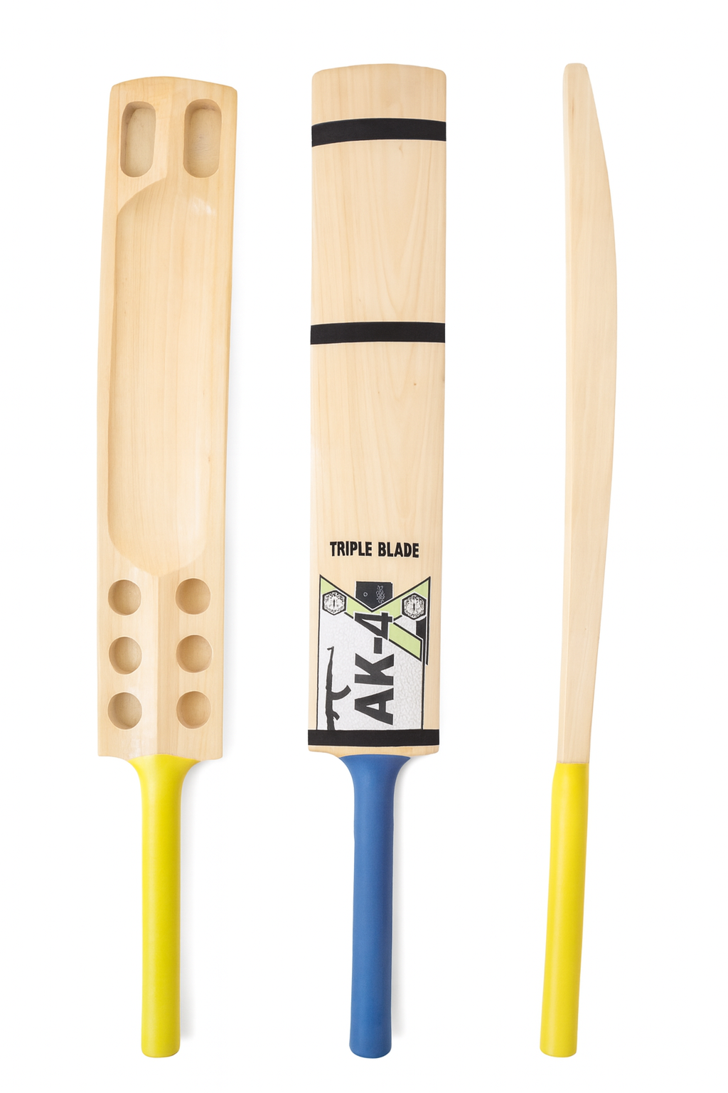 warrior triple blade bat