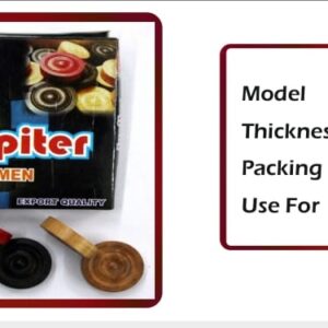 Jupiter Carrom Men export quality coins for home use
