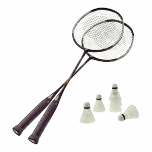 Lightweight Badminton Racket Set with Shuttlecocks