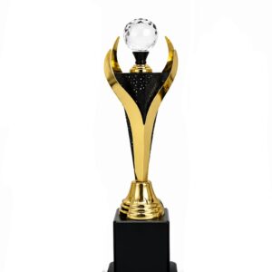 Crystal Ball Gold Trophy model Si-2223 by RDG Sports