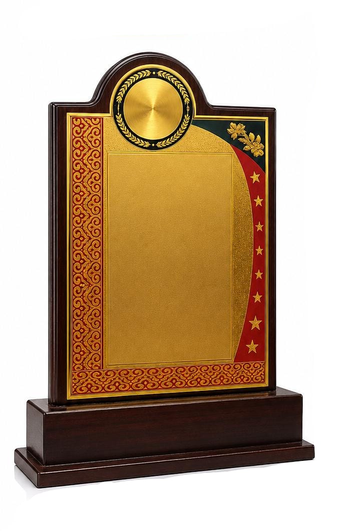 Premium Wooden Trophy Plaque