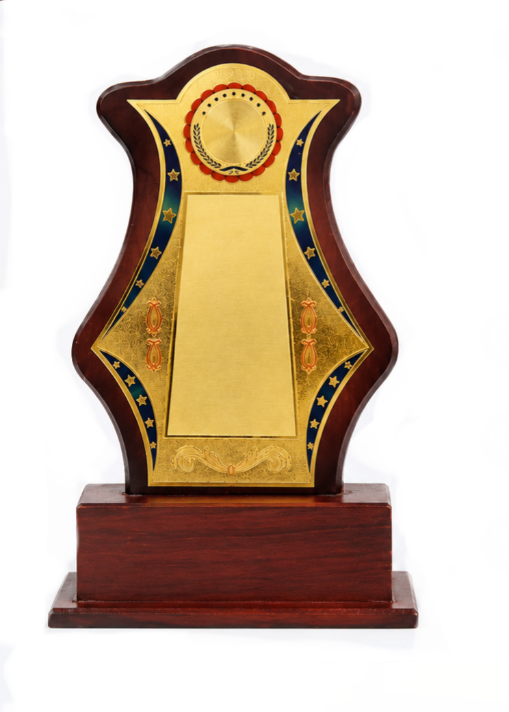Premium Curved Wooden Trophy