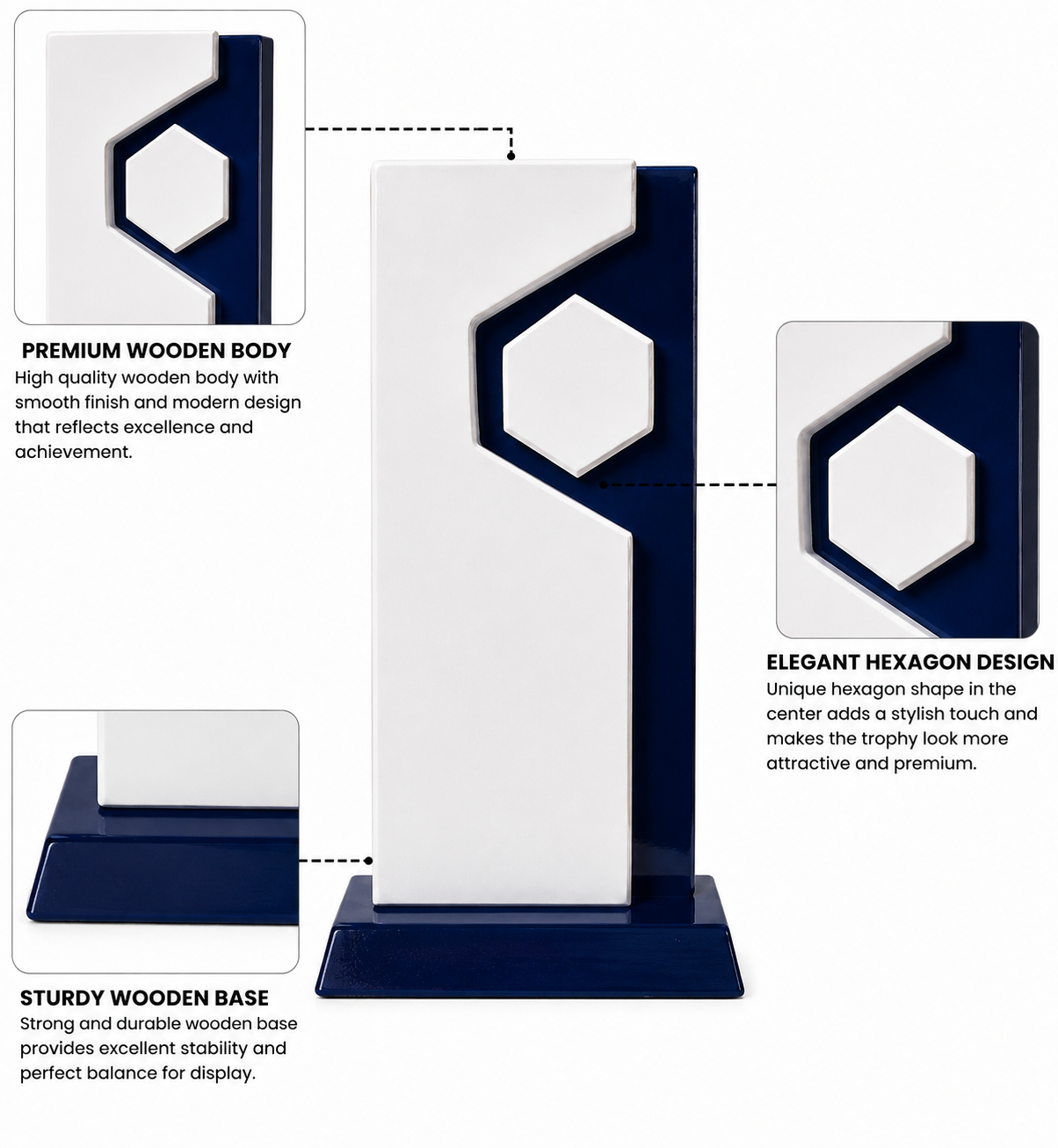 Premium Achievement Trophy details