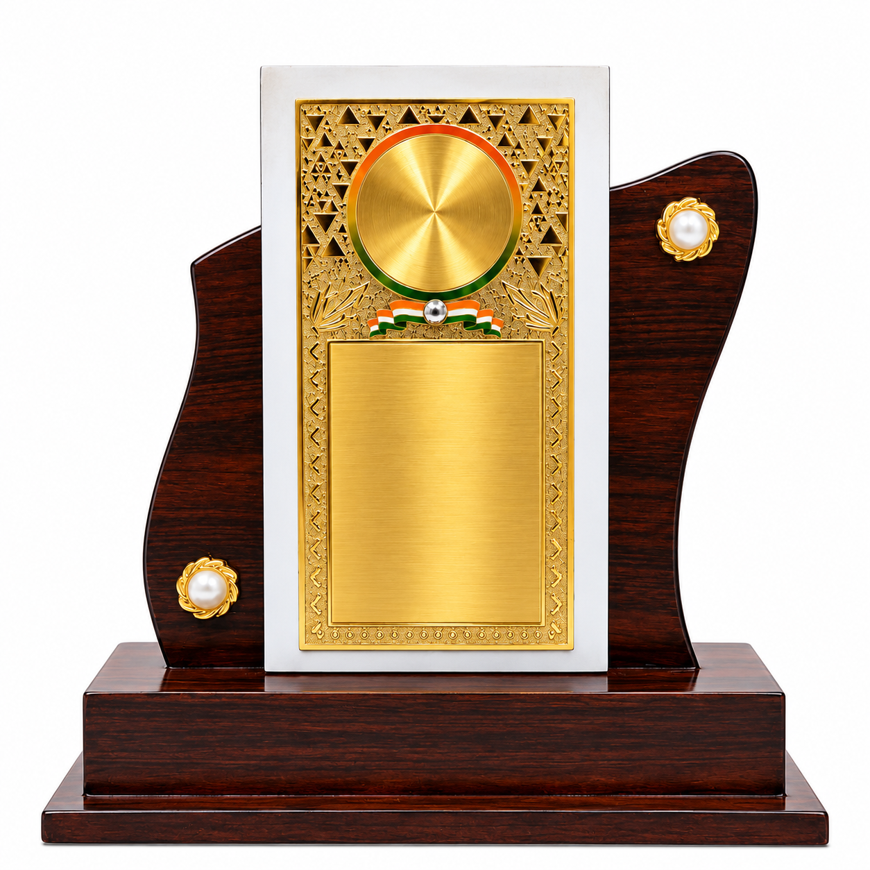 Tricolor Wooden Award