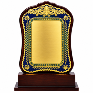 Siw 7055 Wooden Shield Trophy